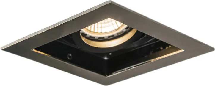 Inteligentny reflektor wpuszczany stalowy z źródłem światła Wifi GU10 - Carree