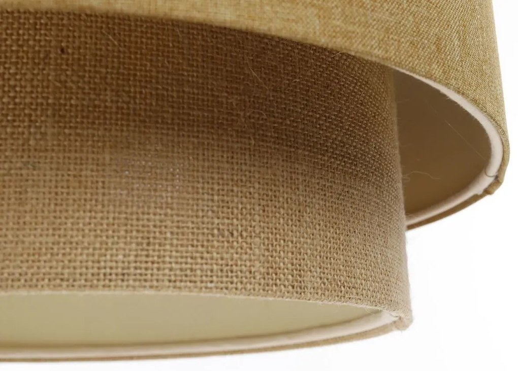 Lampa wisząca ERUTAN DOUBLE 50 żółta/beżowa BPS KONCEPT