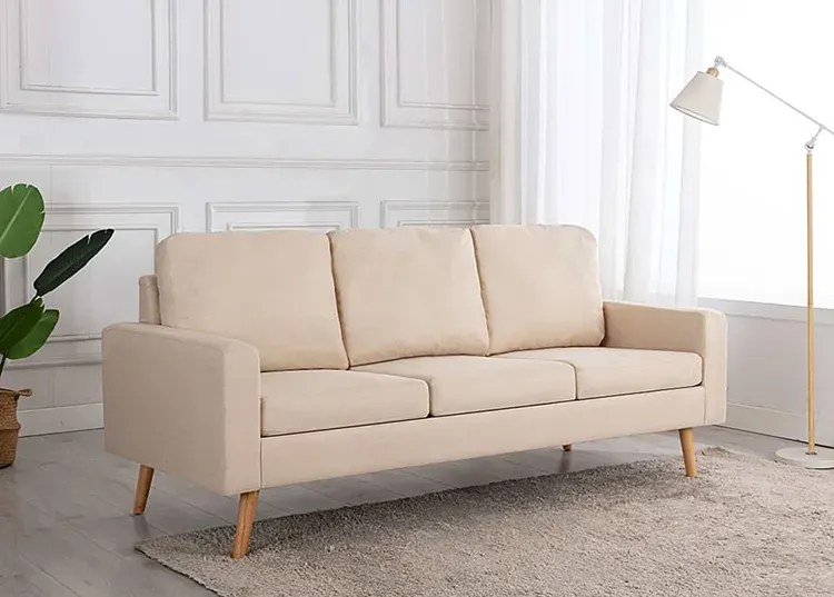 3-osobowa kremowa sofa - Eroa 3Q