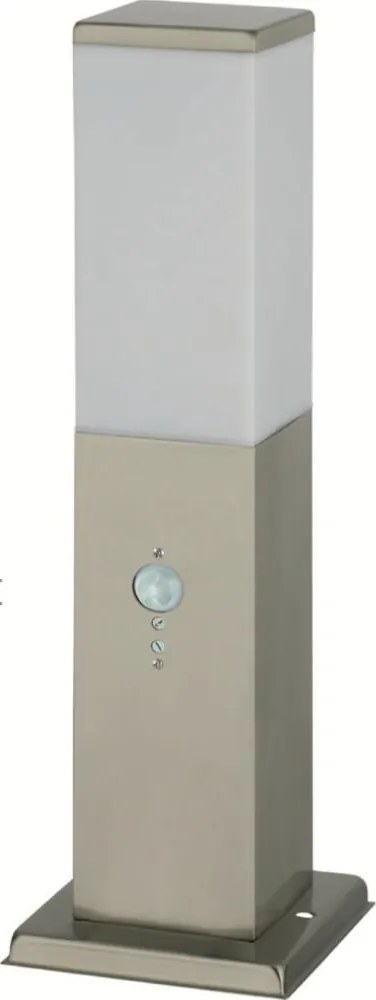 Brilagi - Lampa zewnętrzna z czujnikiem 1xE27/15W/230V 40 cm IP44 matowy chrom