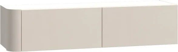 Dwudrzwiowa szafka ścienna Breathtaker 130 cm, kolor piaskowy