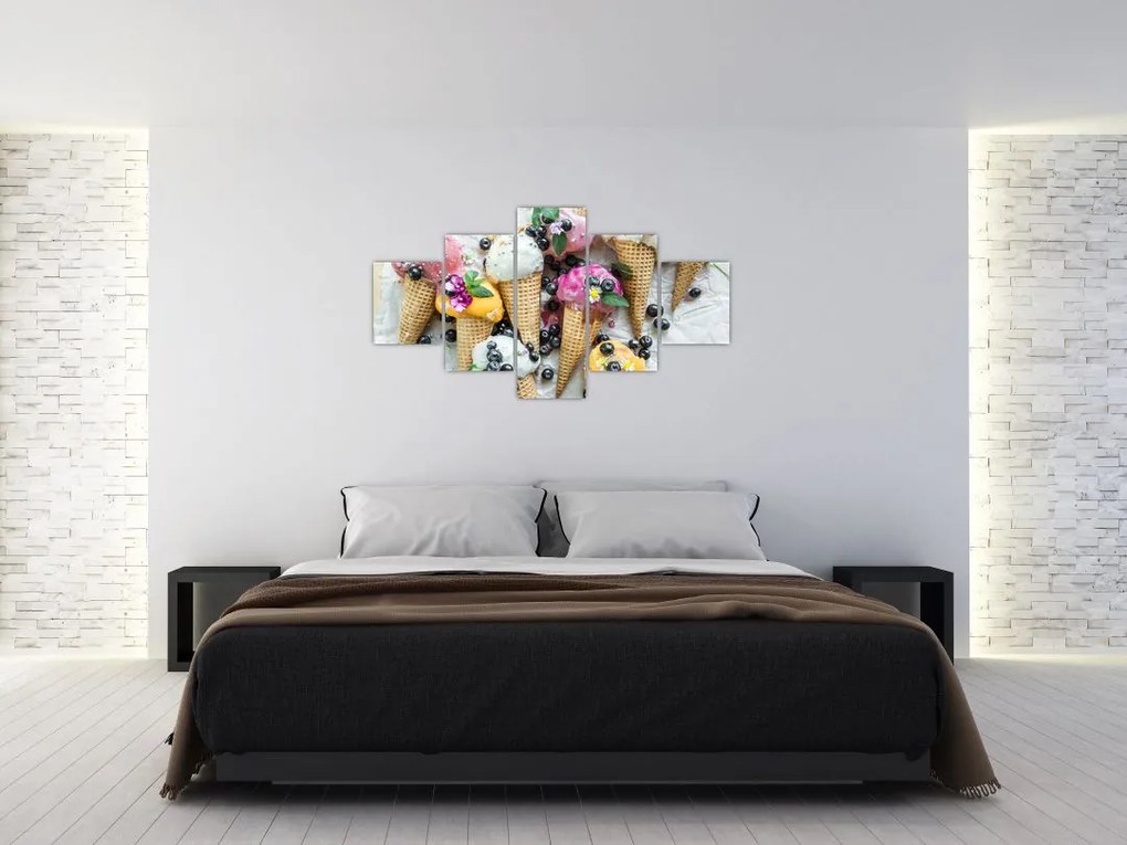 Obraz z lodami (125x70 cm)