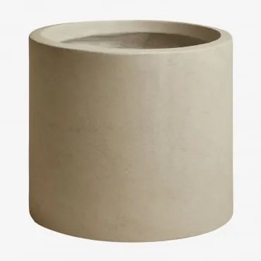 Doniczka Z Betonu Aurevi Ø45 Cm & Piaskowy Brąz - Sklum