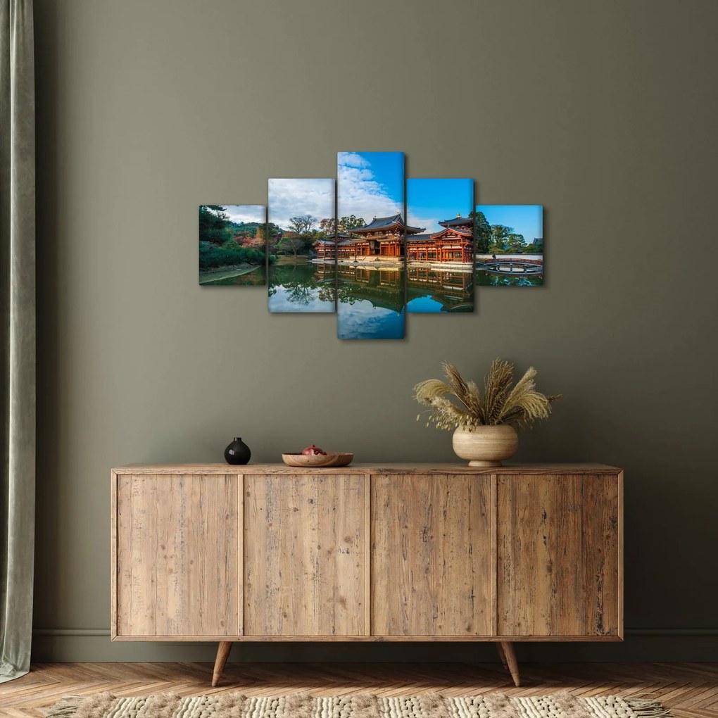 Obraz - Świątynia Byodo-in, Japonia (125x70 cm)