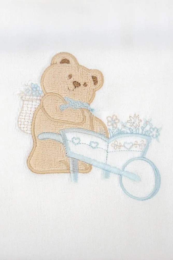 Podarunkowy zestaw ręczników dla dzieci POURTOL, 2 szt Niebieski