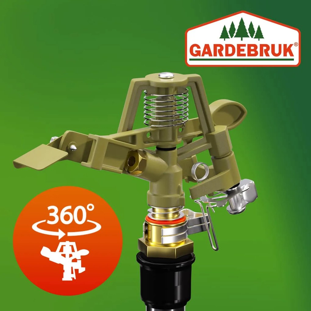Zraszacz impulsowy SVEN z teleskopowym stojakiem 30-360° Gardebruk