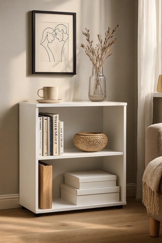 Otwarty Regał Biały Biurowy Na Segregatory W6-R29