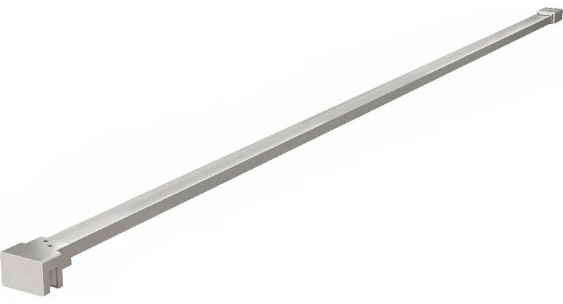 Mexen wspornik prosty do ścianki prysznicowej 6-8 mm, nikiel szczotkowany - 800-01-97