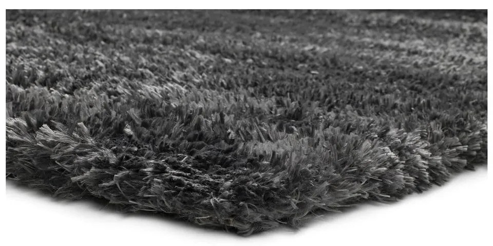 Antracytowy dywan 80x150 cm Aloe Liso – Universal