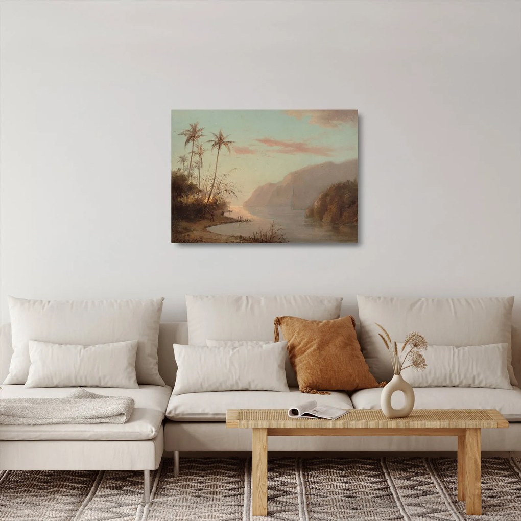 Obraz na szkle - Camille Pissarro, A creek in st. Thomas (Virgin Islands), reprodukcje (70x50 cm)