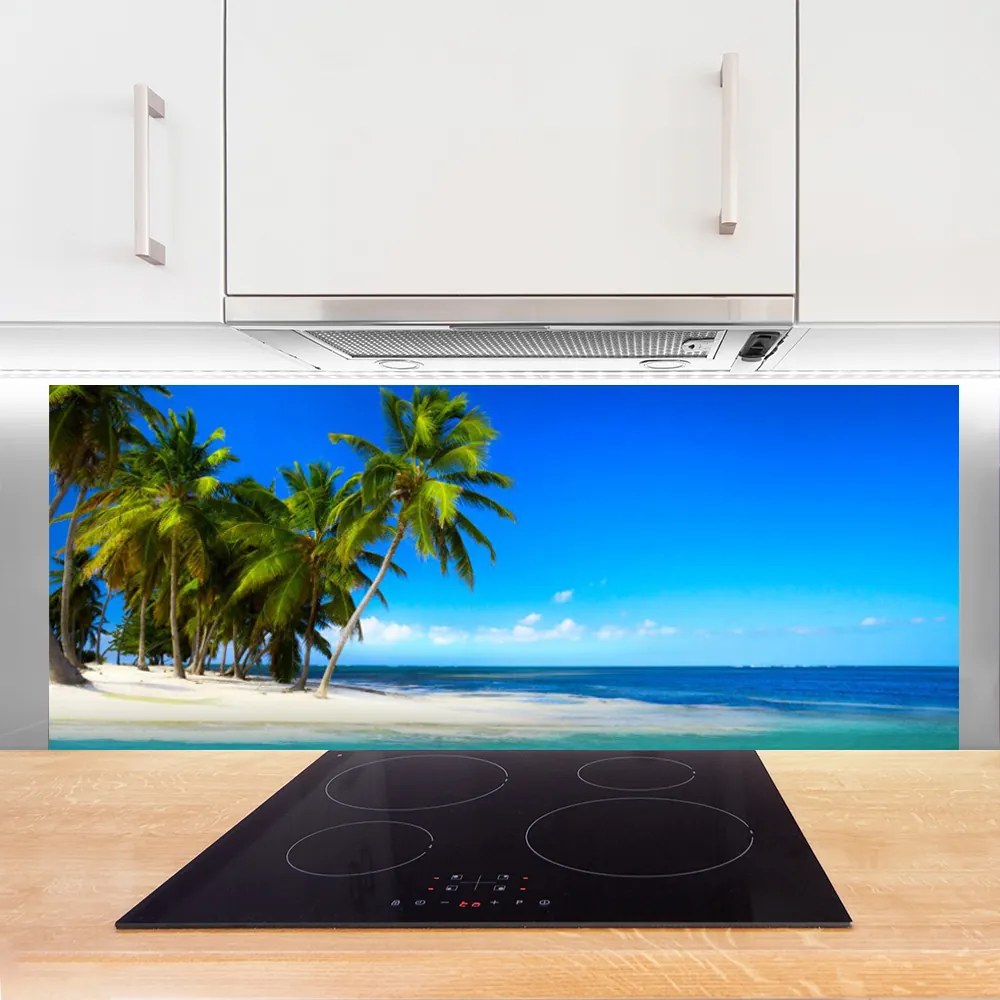 Panel nad blat kuchenny Ciepły Wiatr Pod Palmami
