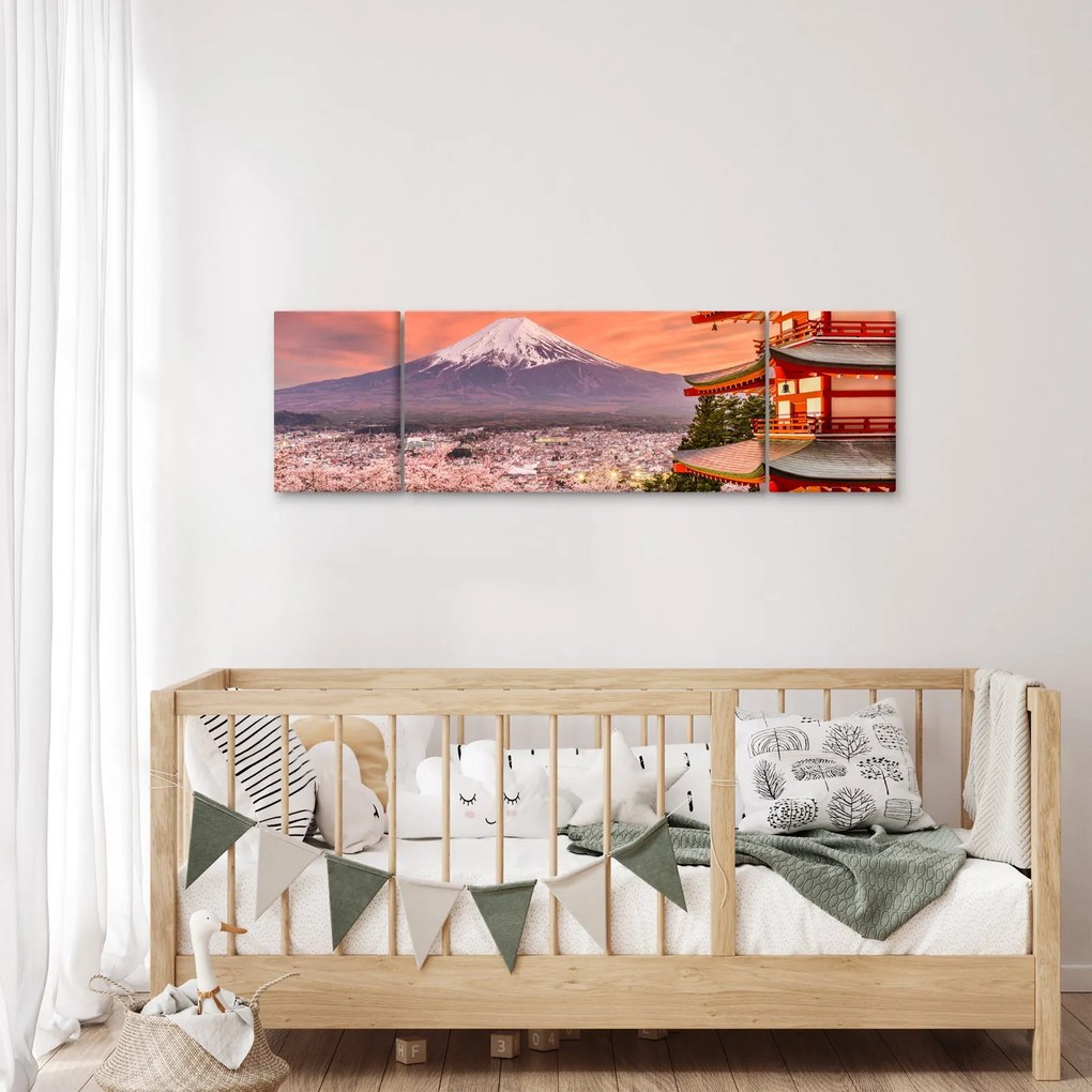 Obraz - Fujiyoshida, Japonia (170x50 cm)