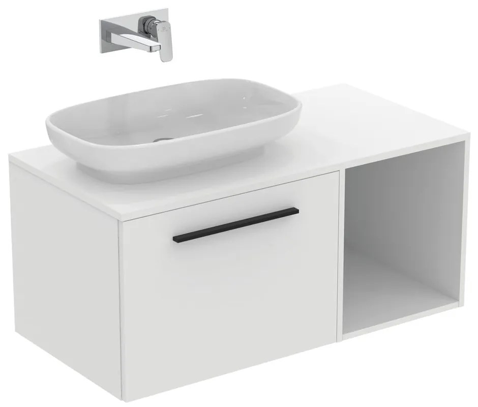 Wisząca szafka pod umywalkę w dekorze dębu 60x44 cm i.Life B – Ideal Standard