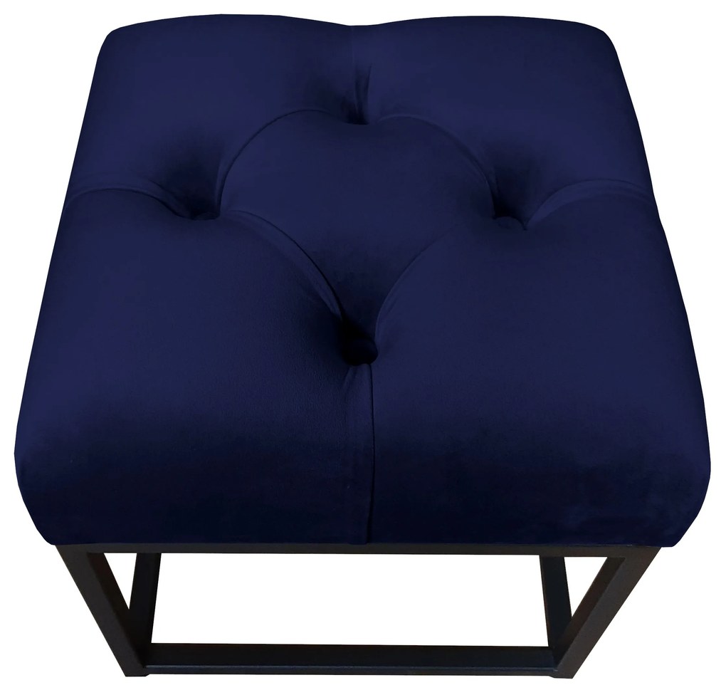 Pufa CHESTERFIELD LOFT ławka podnóżek metal MG16