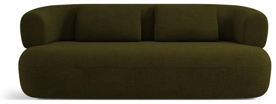 Zielona sofa z materiału bouclé 178 cm Jenny – Micadoni Home