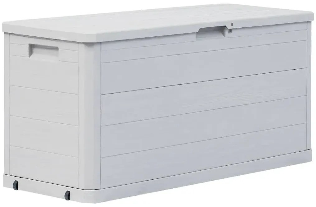 Jasnoszara zamykana skrzynia do ogrodu Z8-Z57