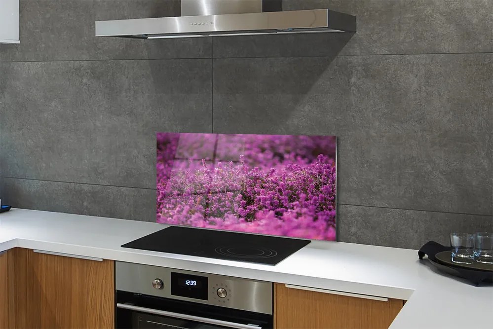 Panel Kuchenny Szklany Malownicze Wrzosowisko