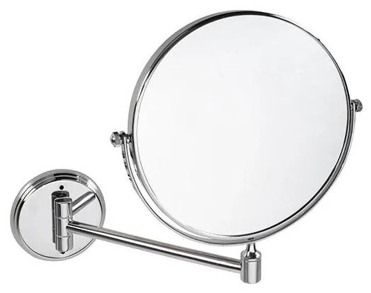 Lustro kosmetyczne 23x28 cm srebrne