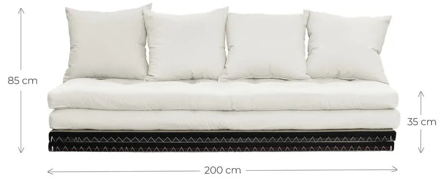 Sofa rozkładana Karup Design Chico Olive Green