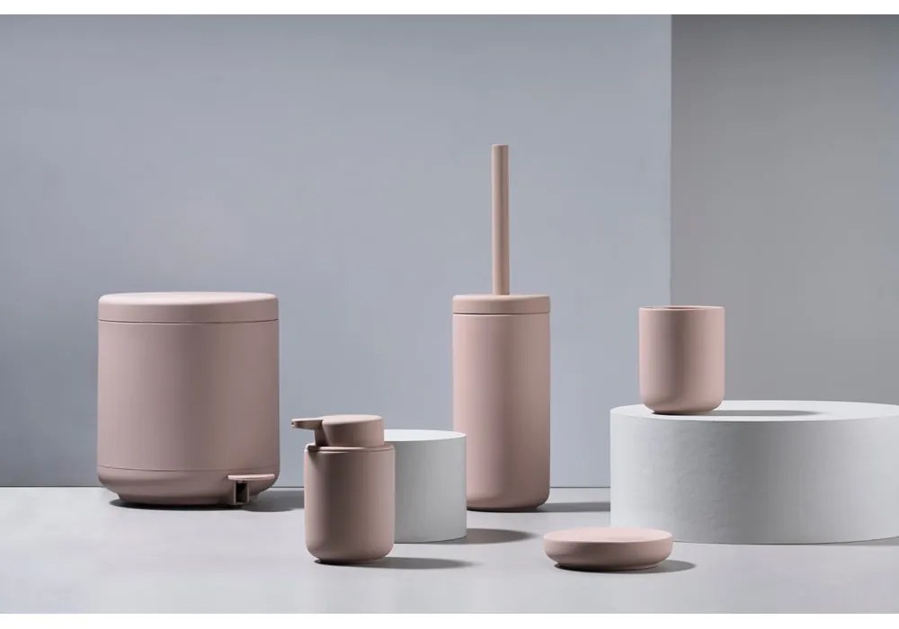 Jasnoróżowa porcelanowa mydelniczka Ume – Zone
