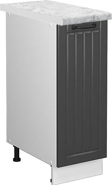 Szafka apteczna antracytowy domek wiejski 30x60x82 fame-line