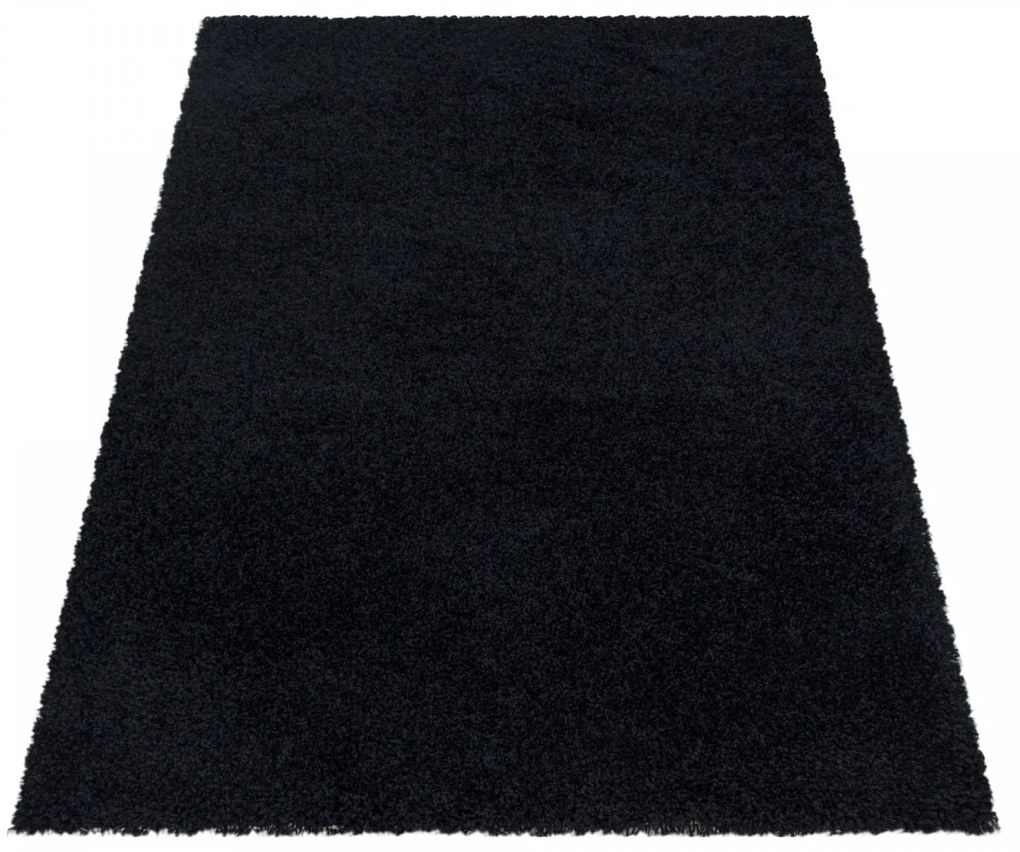 Dywan shaggy Sydney czarny 60 cm x 110 cm