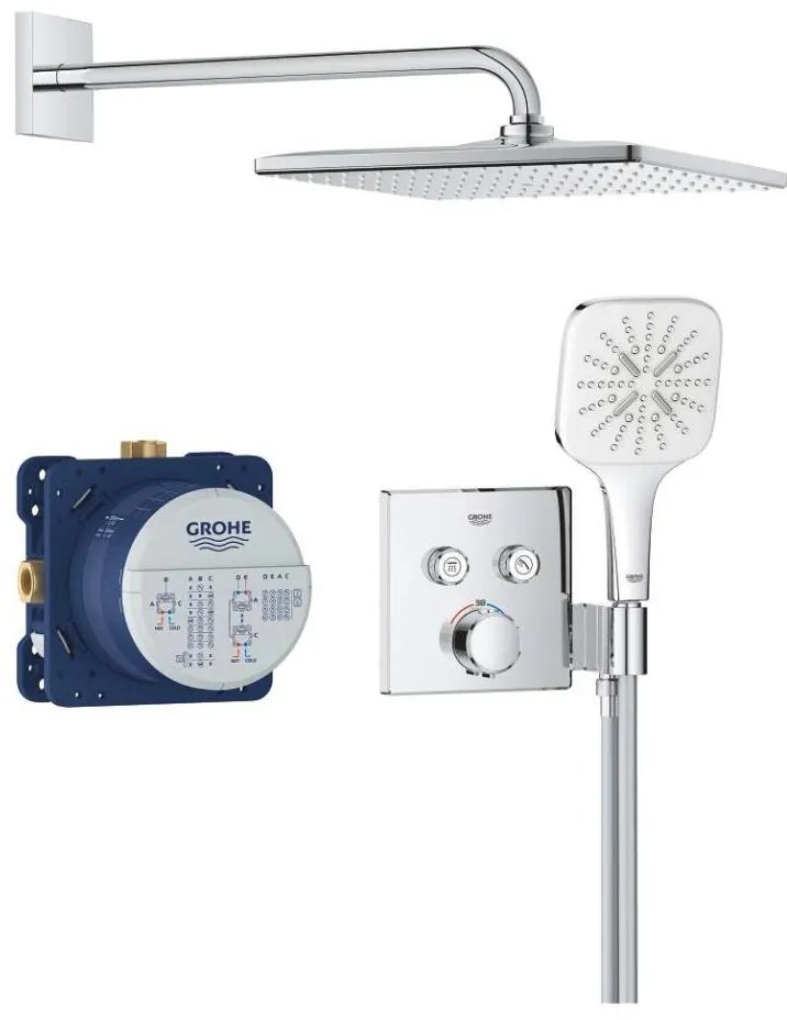 GROHE 34876000 - System prysznicowy PRECISION SMARTCONTROL 310 × 310 mm chrom