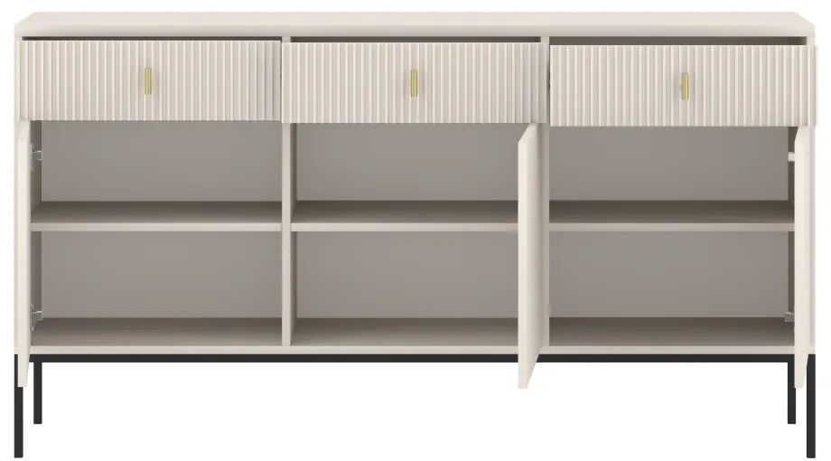 Komoda MAGIRA 3D3S, kremowa