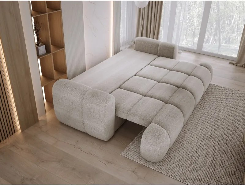 Sofa kanapa BOMO 3 osobowa z funkcją spania i pojemnikiem