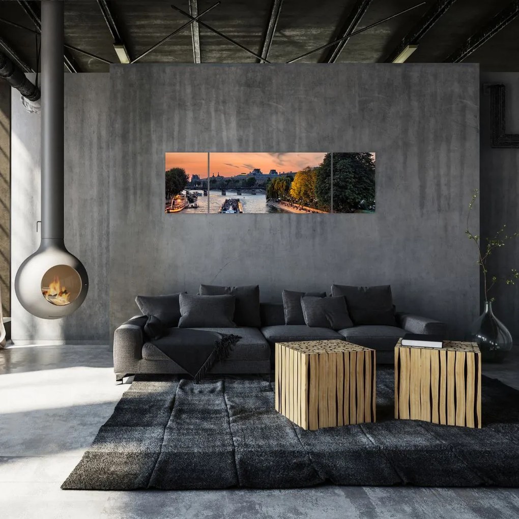 Obraz - statek na rejsie widokowym (170x50 cm)