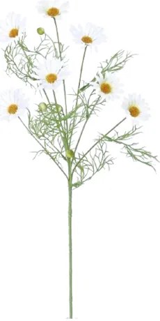 Sztuczny złocień biały, 79 cm