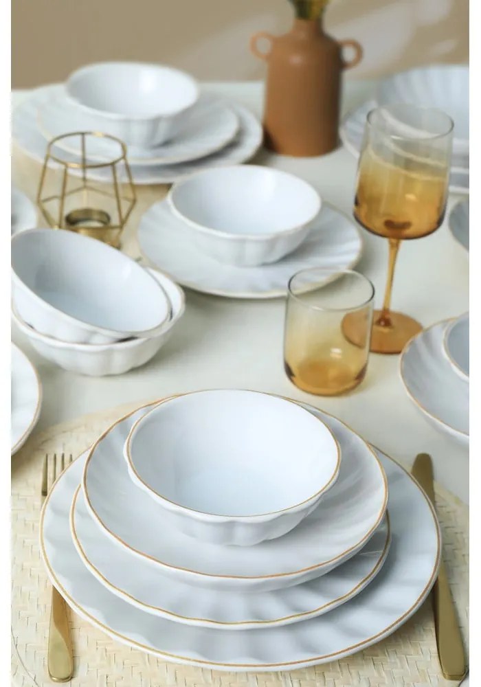 Ceramiczny zestaw talerzy 24 szt. – Hermia