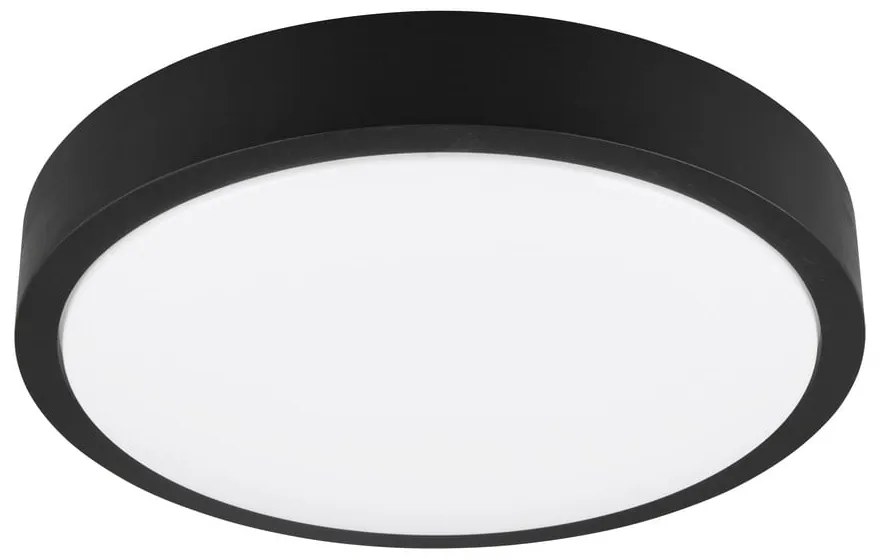 Czarna lampa sufitowa LED ø 40 cm Iseo – Trio