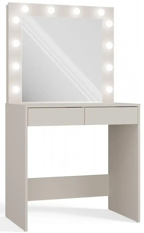 Z lustrem toaletka z żarówkami led kaszmir R2-Z49