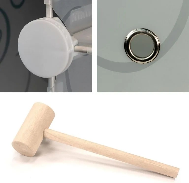 Przezroczysta półka - system wtykowy