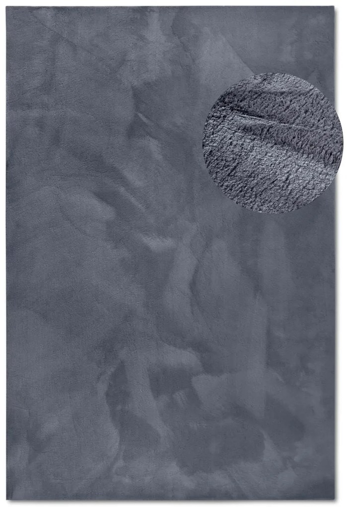 Dywan pluszowy Leon Villeroy &amp; Boch antracytowy 120 cm x 170 cm