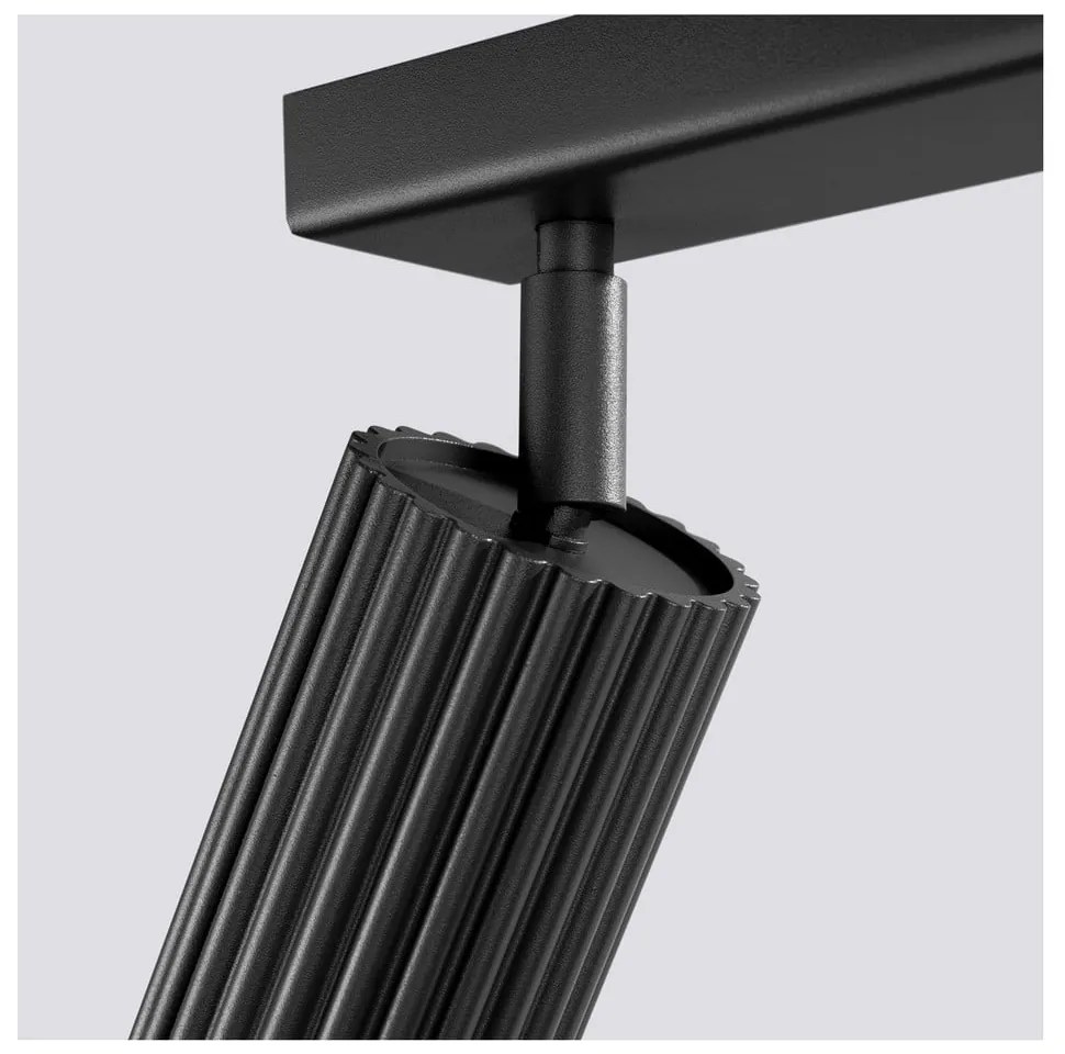 Czarna lampa punktowa 6,5x45 cm Gleam – Sollux