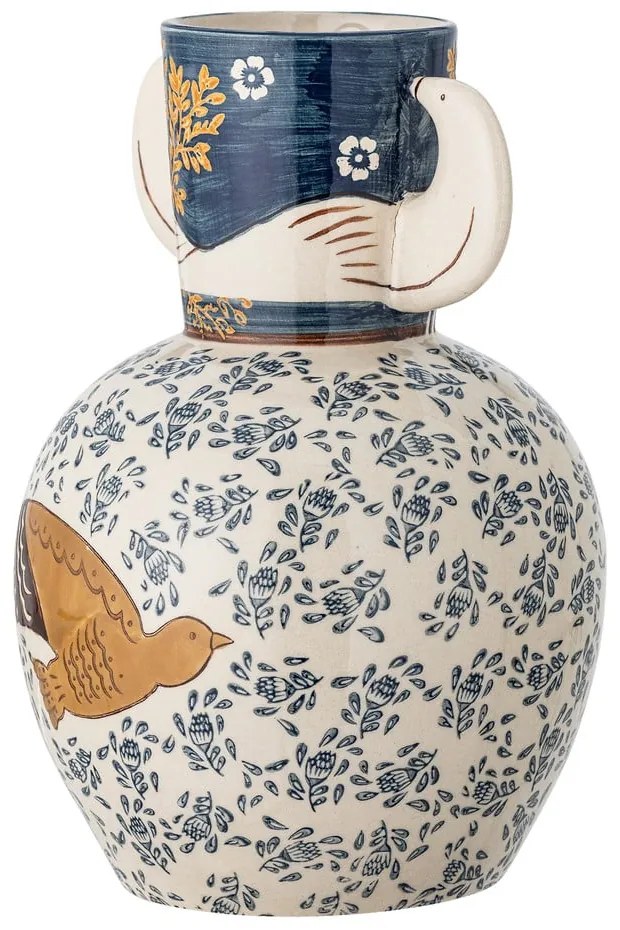 Kamionkowy ręcznie malowany wazon (wysokość 23,5 cm) Hezha – Bloomingville