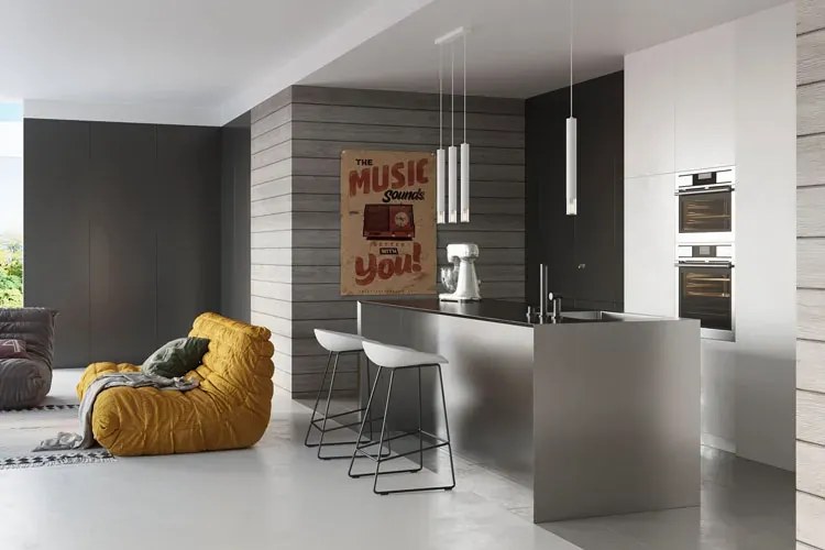 Biała punktowa lampa wisząca tuba - 6X S159 F4-C99