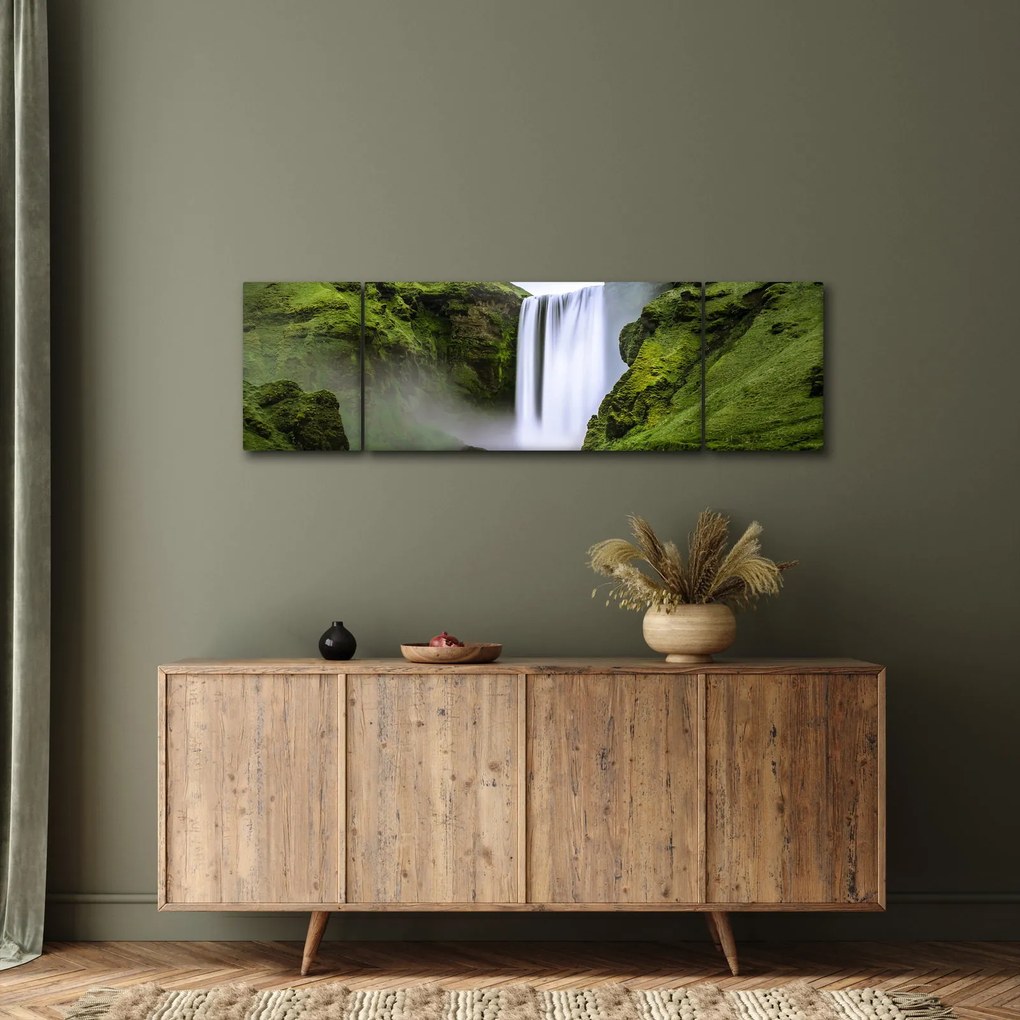 Obraz wodospadów (170x50 cm)