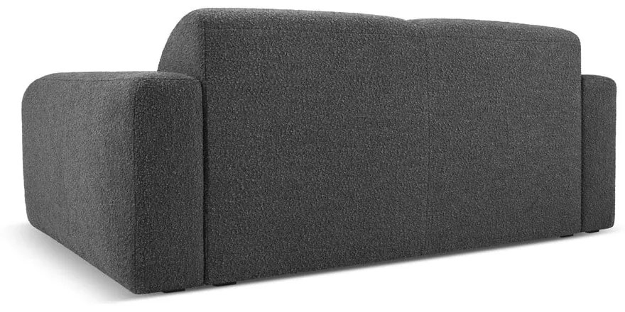 Ciemnoszara sofa z materiału bouclé 170 cm Molino – Micadoni Home