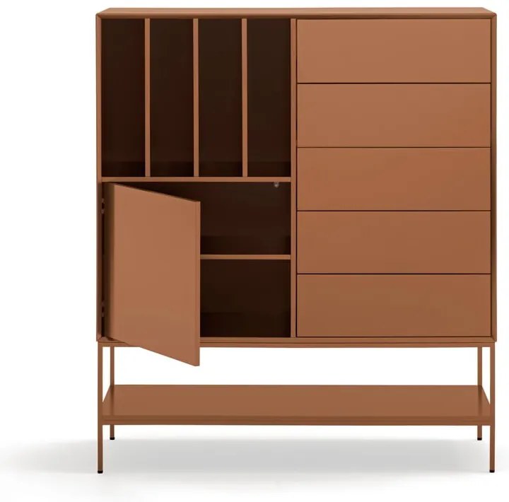Ceglasta szafka 120x140x45 cm Platt – Teulat