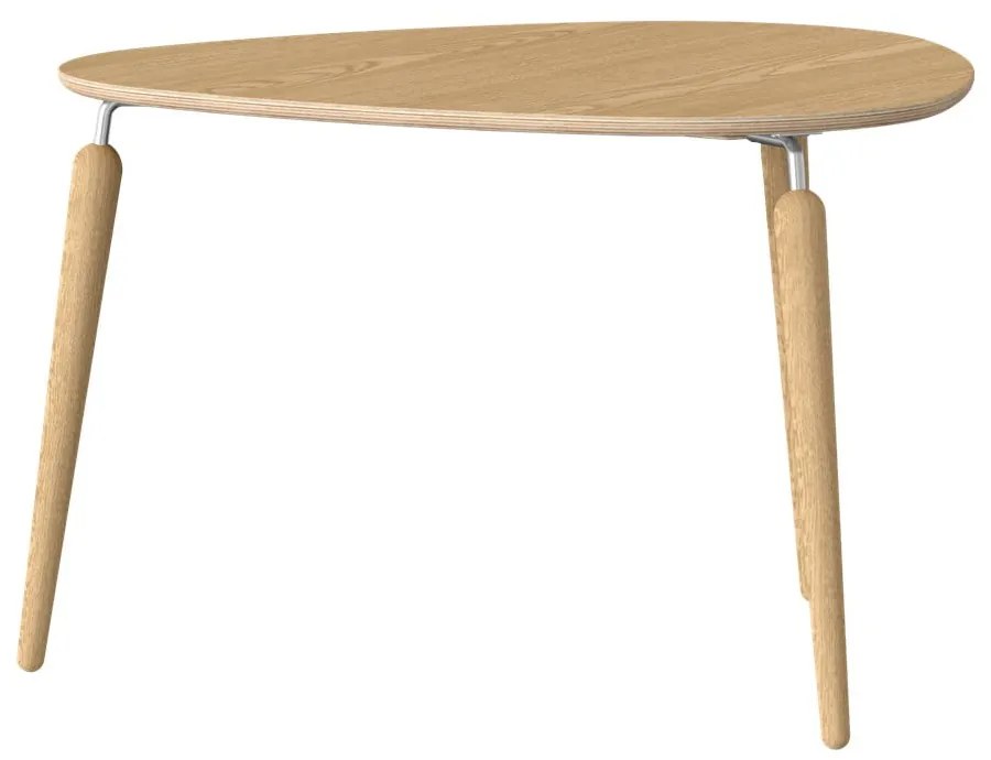 Stolik w naturalnym kolorze ø 80 cm Hang Out – UMAGE