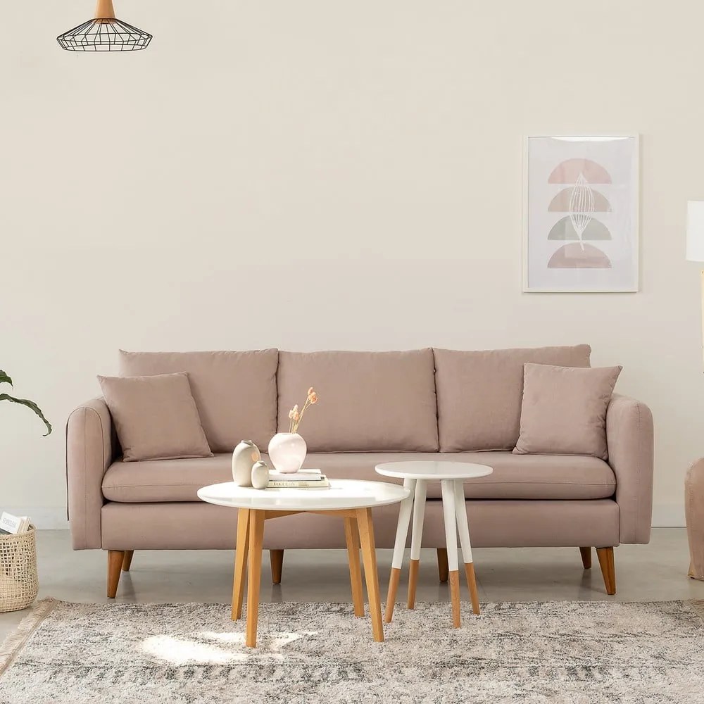 Beżowa sofa 215 cm Sofia – Balcab Home