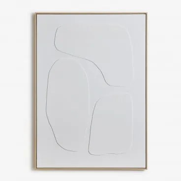 Ręcznie Malowany Obraz Dekoracyjny Z Reliefem Helvona A & 100 X 140 Cm - Sklum