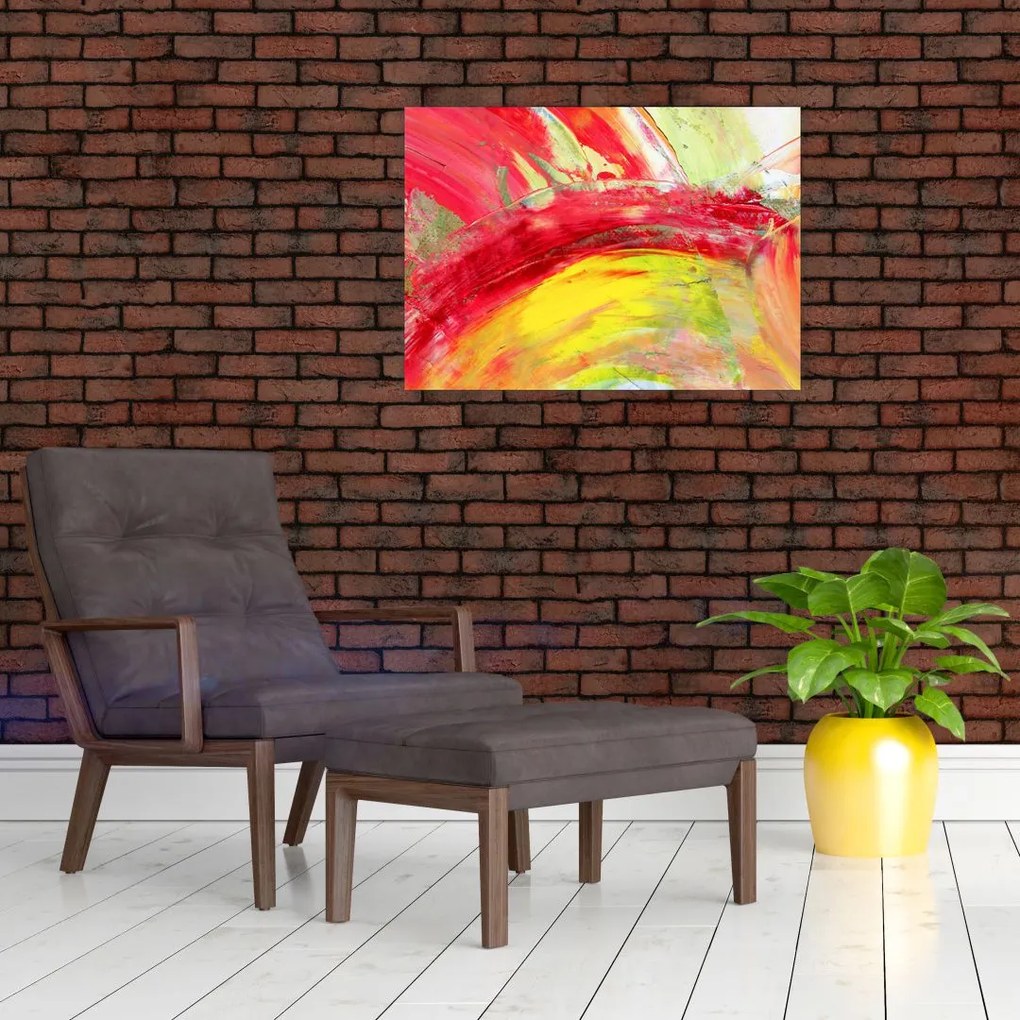 Obraz abstrakcji - malarstwo (70x50 cm)