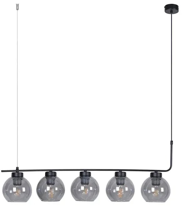 Industrialna duża lampa wisząca nad stół - 3X S809 F7-N92