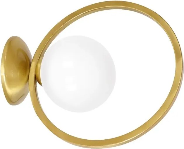 Złoty kinkiet glamour - K442 P4-H25