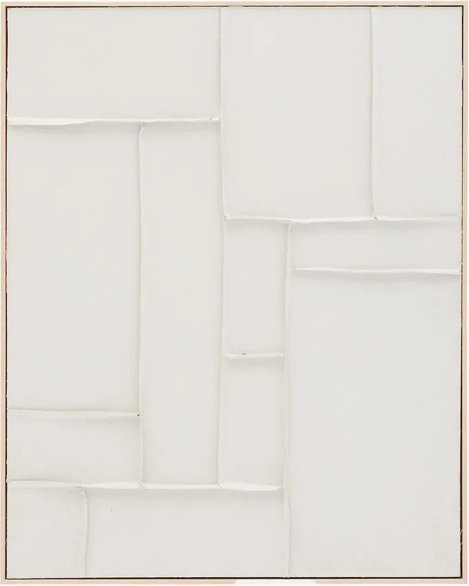 Ręcznie malowany/3D obraz z ramą w zestawie/na płótnie 80x100 cm Klis – Kave Home