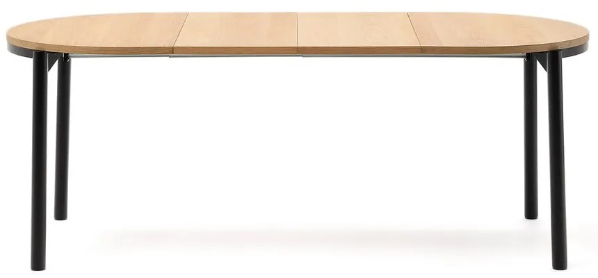 Rozkładany stół z blatem w dekorze dębu 90x120 cm Montuiri – Kave Home